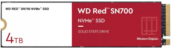 SSD WD Red SN700 4TB PCI Express 3.0 x4 NVMe M.2 2280 WDS400T1R0C 