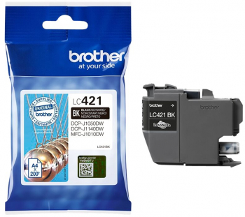 Brother LC-421BK cartuse cu cerneala 1 buc. Original Negru 