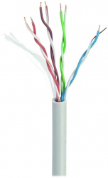 GEMBIRD UPC-5004E-SOL-B UTP solid cable cat. 5 CCA 305m roll blue 
