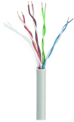 GEMBIRD UPC-5004E-SOL-R UTP solid cable cat. 5 CCA 305m roll red 