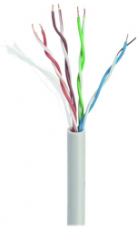 GEMBIRD UPC-5004E-SOL-Y UTP solid cable cat. 5 CCA 305m roll yellow 