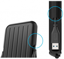 Silicon Power A66 hard-disk-uri externe 2000 Giga Bites Negru 