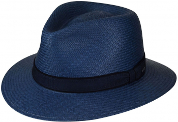 Palarie Bailey of Hollywood Brooks Panama Fedora Denim 