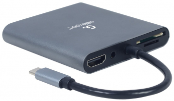 Docking Station Gembird A-CM-COMBO6-01 Gri 