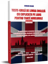 Teste-grila de limba engleza cu explicatii pentru admiterea la Academia de Politie - Edward Deara