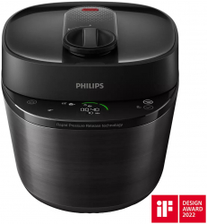 Philips All-in-One MultiCooker cu gatire sub presiune HD2151/40 1000W capacitate 5l 35 programe pre setate gatire rapida eliberarea
