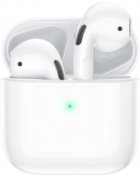 Casti Borofone TWS BW02 Plus Bluetooth White 