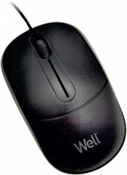 Mouse optic Well MU005 USB negru 