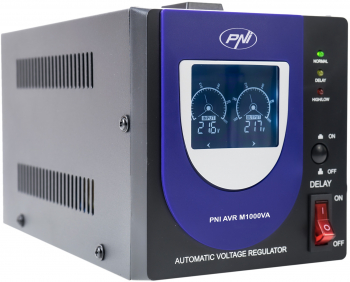 Stabilizator de tensiune cu releu PNI AVR M1000VA 2.7A 600W 1000VA