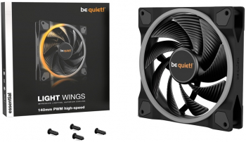 Ventilator ARGB be quiet! LIGHT WINGS 140mm PWM High-Speed (BL075) 140x140x25 mm 