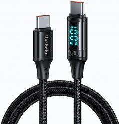 Cablu Mcdodo Digital HD Type-C la Type-C Black 100W 1.2m 5A 