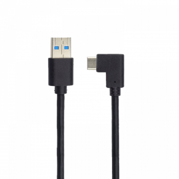 Cablu Mycon USB 3.2 Gen 1 la USB-C unghi 90 grade T-T 0.5m CON2000
