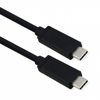 Cablu USB 4-C Gen 3 PD (Power Delivery) 20V5A Emark T-T 0.5m Negru Roline 11.02.9080 