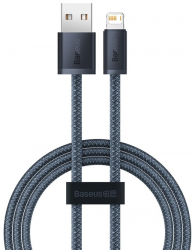 Cablu de date si incarcare Baseus Cablu USB la IP Lightning 2.4A 100cm Gri 