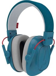 Casti antifonice pliabile pentru copii 5-16 ani ofera protectie auditiva SNR 25 albastru ALPINE Muffy Kids Blue ALP26474 