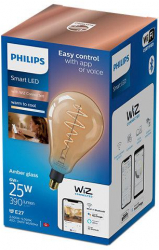 Bec LED inteligent vintage Philips filament chihlimbariu Wi-Fi Bluetooth PS160