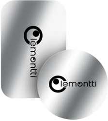 Set Lemontti Placute Metalice cu adeziv pentru Suport Magnetic 2buc/set 