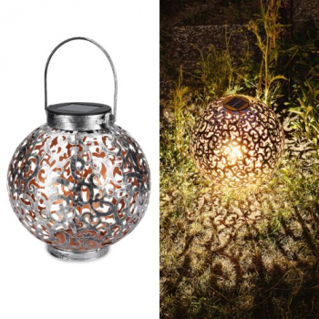 Lampa solara de exterior Navaris Iluminare LED Rotunda 16 cm 49371.01
