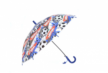 Umbrela lunga pvc automata pentru copii PAMI UC-0522-14 50 cm-8 spite Bleumarin 