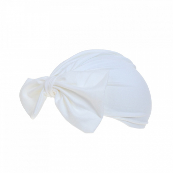 Turban pentru bebelusi PAMI CBB-1221-106 52-54 cm Alb 