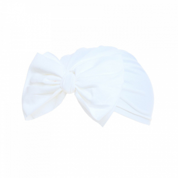 Turban pentru bebelusi PAMI CBB-1221-110 52-54 cm Alb 