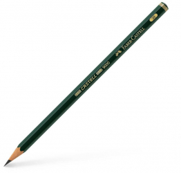 Creion Grafit Faber Castell 9000 Duritate Mina 3B Forma Hexagonala - LCMFC119003 