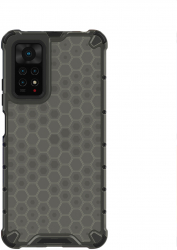 Husa protectie pentru Xiaomi Redmi Note 11 sau Redmi Note 11s Honeycomb Armor Negru Transparent HUR-BBL5412 