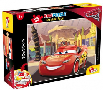 Lisciani - Puzzle de colorat maxi - Cars 3 35 piese 