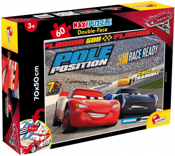 Lisciani - Puzzle de colorat maxi - Cars 3 60 piese 