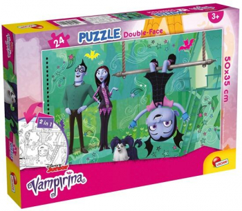 Lisciani - Puzzle de colorat - Vampirina 24 piese 
