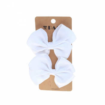 Set 2 clesti pentru par PAMI PC-0522-42 8 cm Alb 