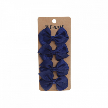 Set 4 clesti pentru par PAMI PC-0522-97 6 cm Bleumarin 
