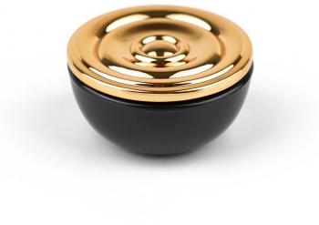 Buton pentru mobila Snail finisaj aur lacuit CB D50 mm 