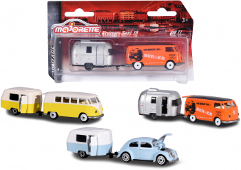 Simba - MAJORETTE Trailer cu masinute de epoca 3 modele 