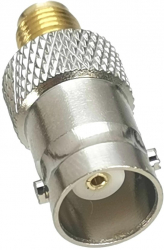 Adaptor conector RF SMA mama la BNC mama pentru pigtail sau antena 5G GSM 3G 4G GPS WIFI LORA 