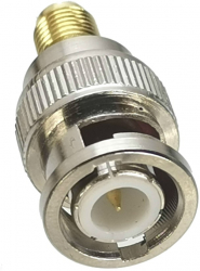 Adaptor conector RF SMA mama la BNC tata pentru pigtail sau antena 5G GSM 3G 4G GPS WIFI LORA 
