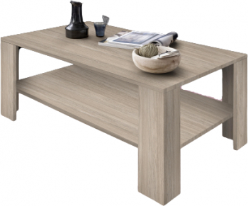 Masuta de cafea Sani Gina 100x50x37.5 cm Stejar oyster 