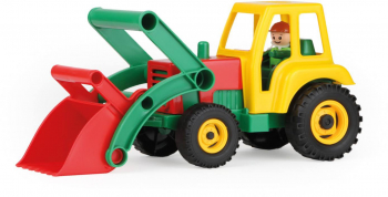 LENA ACTIV - TRACTOR CU CUPA CU FIGURINA - 35 CM - 04161 