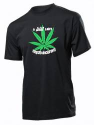 Tricou personalizat negru model A joint a Day 