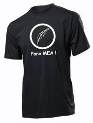Tricou personalizat negru model Pana mea 