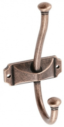 Agatatoare cuier Craft finisaj cupru antichizat 134x66.5 mm 