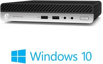 Mini PC HP ProDesk 400 G3 Quad Core i5-7500T 8GB 256GB SSD Win 10 Home 