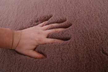 Covor Heinner Shaggy soft blanita Mov 50x90 cm 