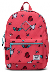 Ghiozdan pentru copii Herschel Heritage Love Doodles Rosu 