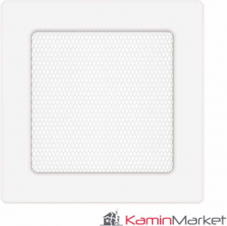 Grila semineu 17x17 - Alb 