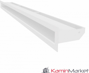 Grila semineu LUFT 6x100 - Alb 6 x 100 