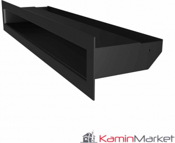 Grila semineu LUFT 6x40 - Negru Fresh 