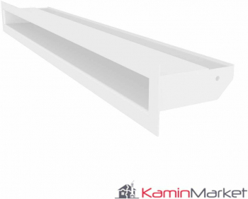 Grila semineu LUFT 6x60 - Alb 