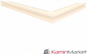 LUFT TS 6x60x80 Grila semineu pe colt - Crem 