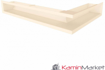 LUFT TS 9x40x60 Grila semineu pe colt - Crem 